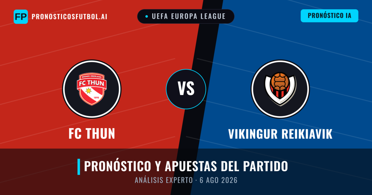 FC Thun vs Vikingur Reikiavik — pronóstico y previa del partido
