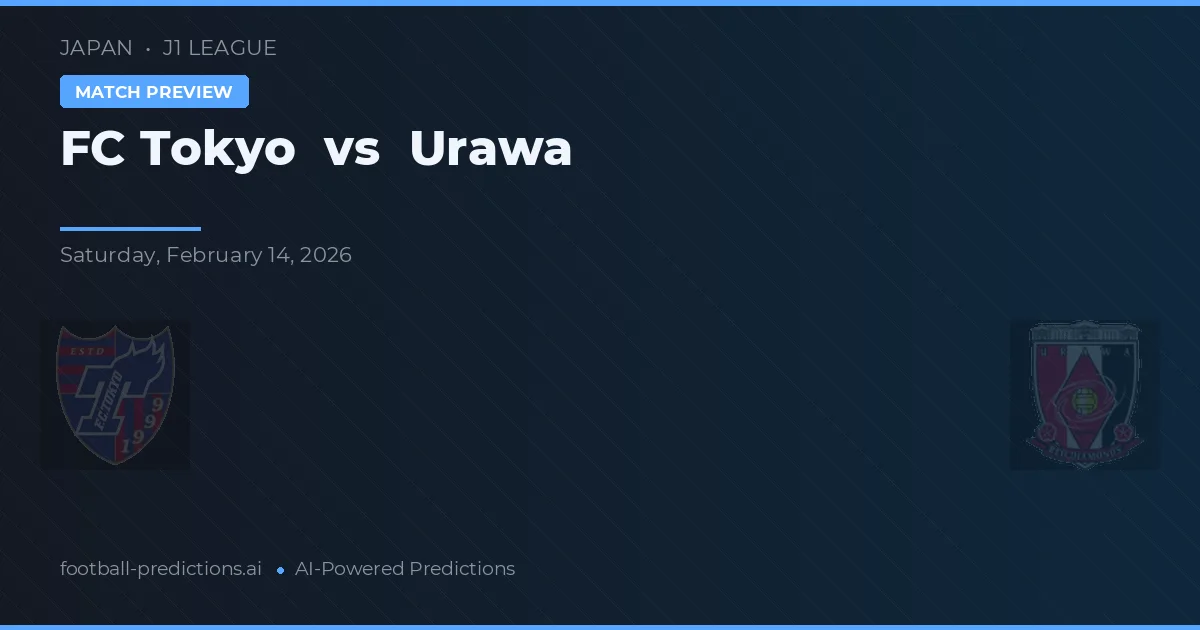 FC Tokio vs Urawa — pronóstico y previa del partido