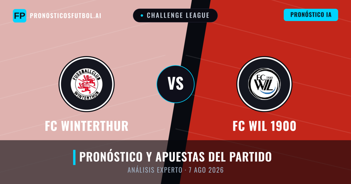 FC Winterthur vs FC Wil 1900 — pronóstico y previa del partido
