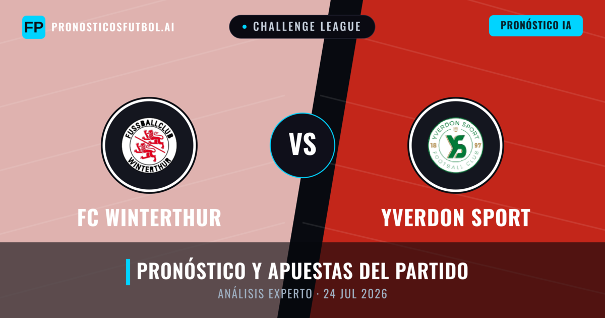 FC Winterthur vs Yverdon Sport — pronóstico y previa del partido