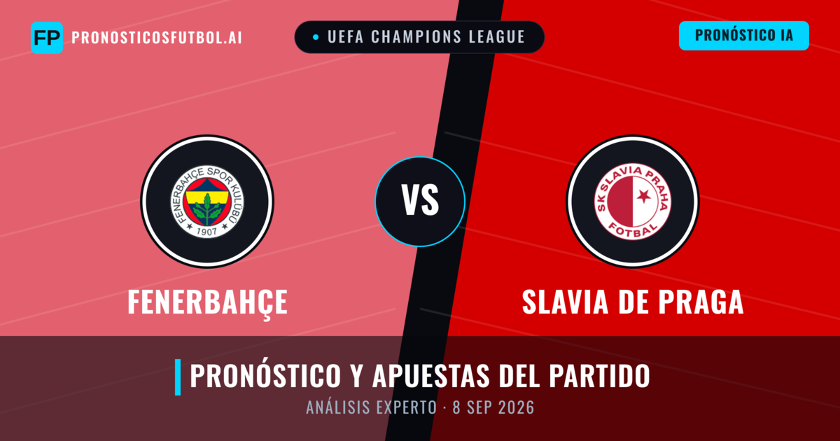 Fenerbahçe vs Slavia de Praga — pronóstico y previa del partido