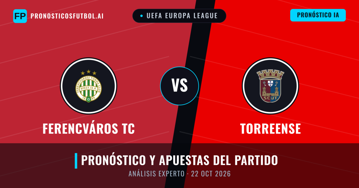 Ferencváros TC vs Torreense — pronóstico y previa del partido