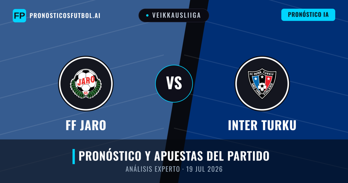 FF Jaro vs Inter Turku — pronóstico y previa del partido