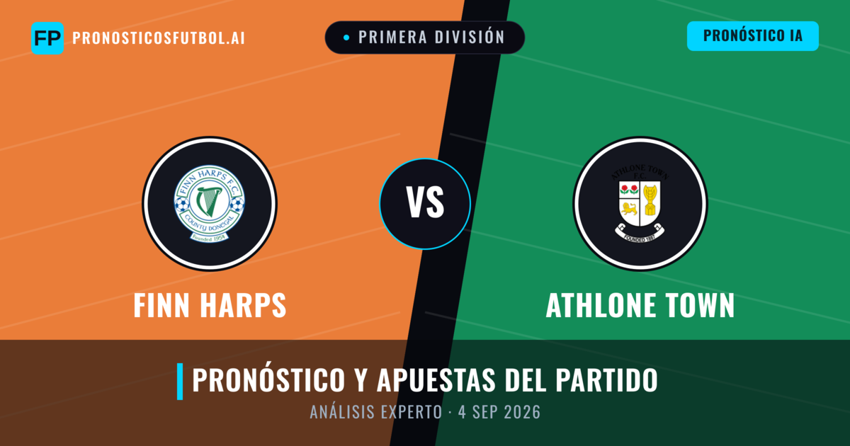 Finn Harps vs Athlone Town — pronóstico y previa del partido
