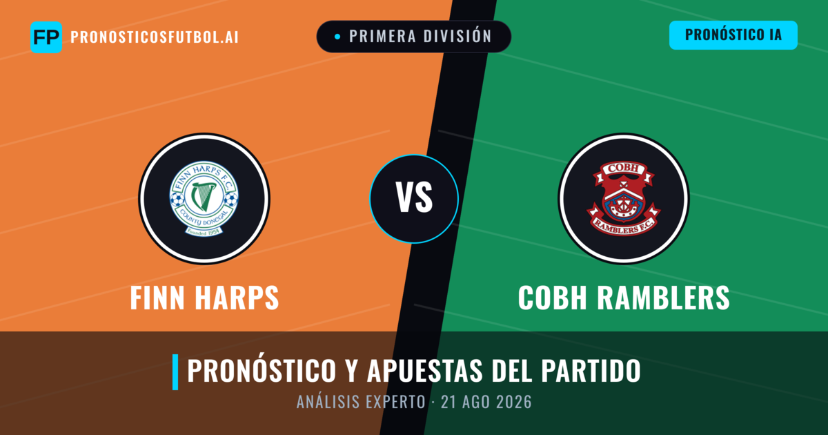 Finn Harps vs Cobh Ramblers — pronóstico y previa del partido