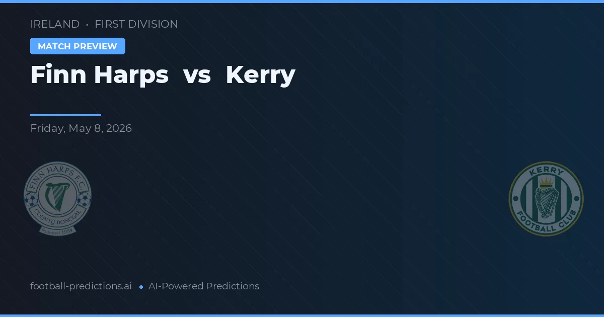 Finn Harps vs Kerry — pronóstico y previa del partido