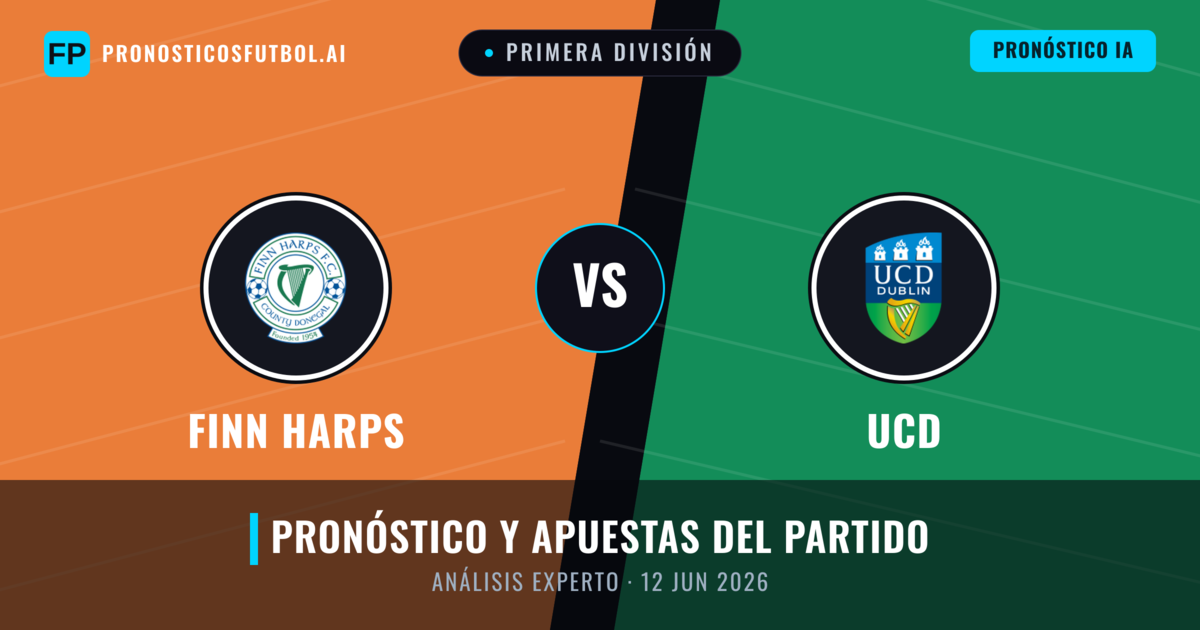 Finn Harps vs UCD — pronóstico y previa del partido
