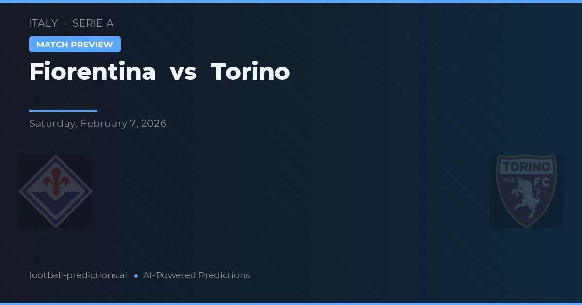 Fiorentina vs Turín — pronóstico y previa del partido