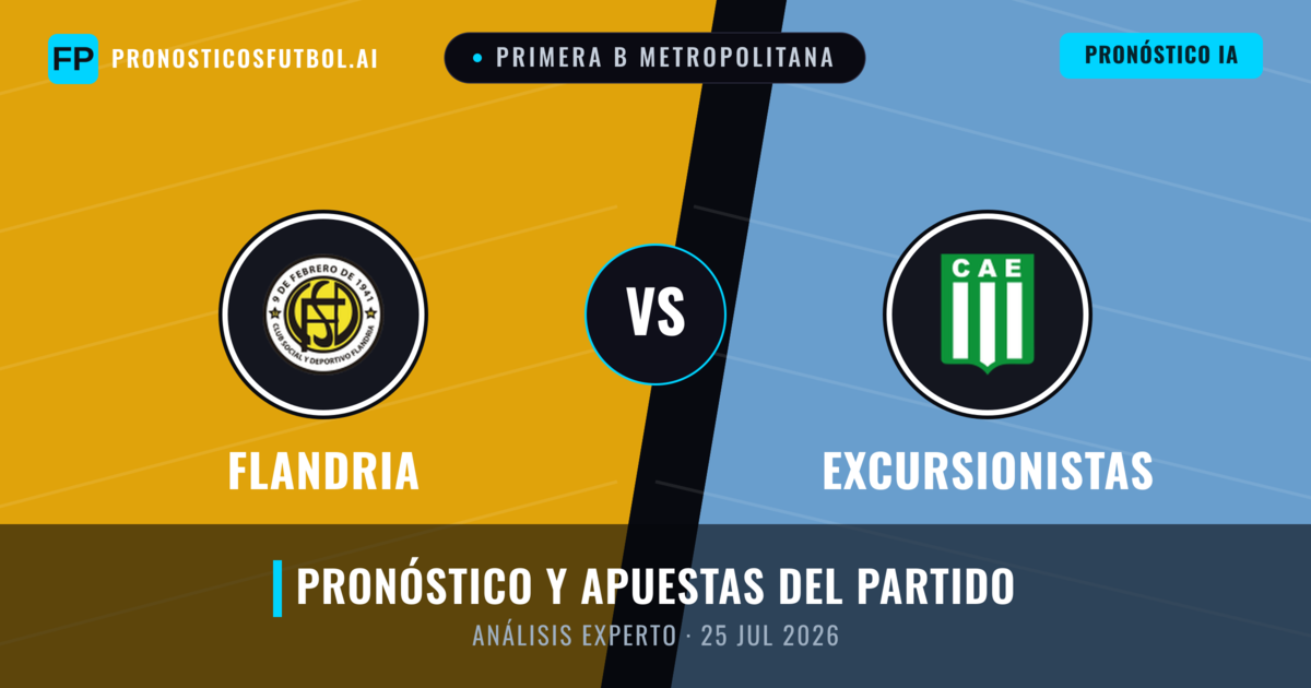 Flandria vs Excursionistas — pronóstico y previa del partido