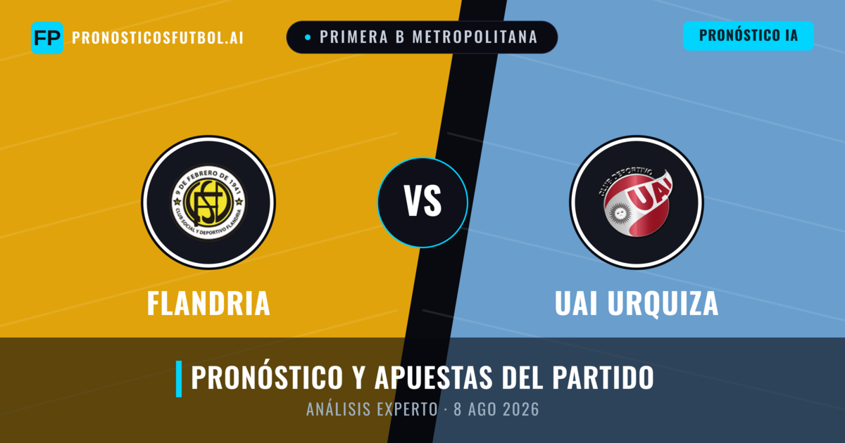 Flandria vs UAI Urquiza — pronóstico y previa del partido