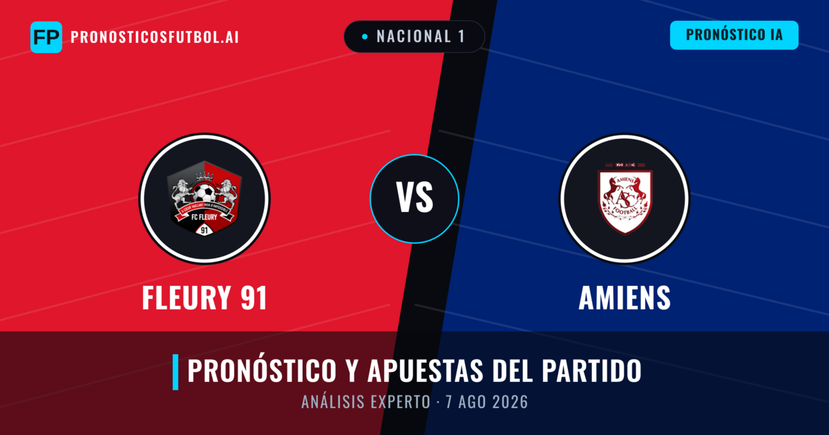 Fleury 91 vs Amiens — pronóstico y previa del partido