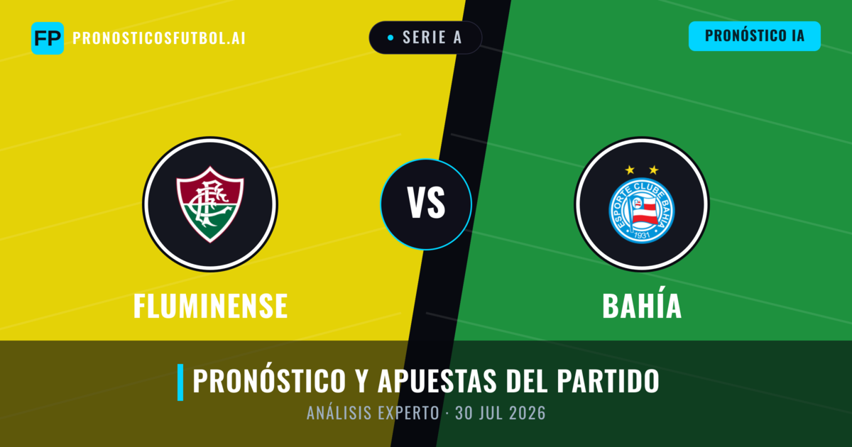Fluminense vs Bahía — pronóstico y previa del partido