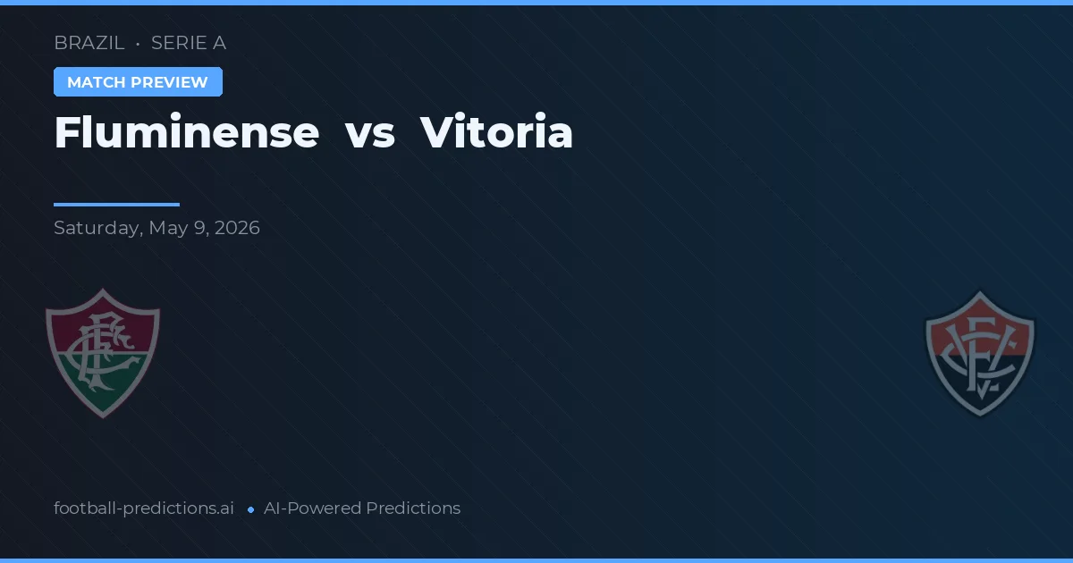Fluminense vs Vitória — pronóstico y previa del partido
