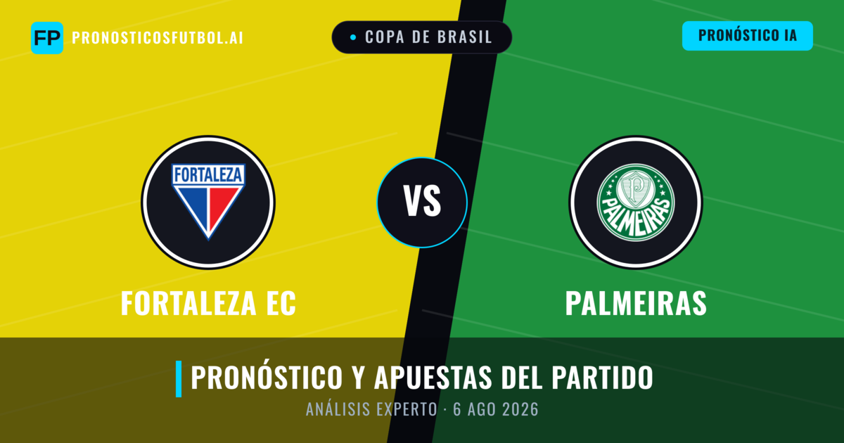 Fortaleza EC vs Palmeiras — pronóstico y previa del partido