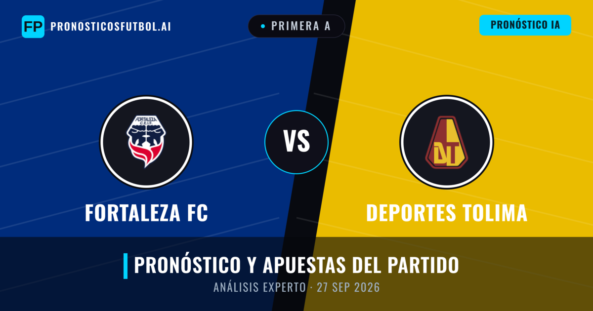 Fortaleza FC vs Deportes Tolima — pronóstico y previa del partido