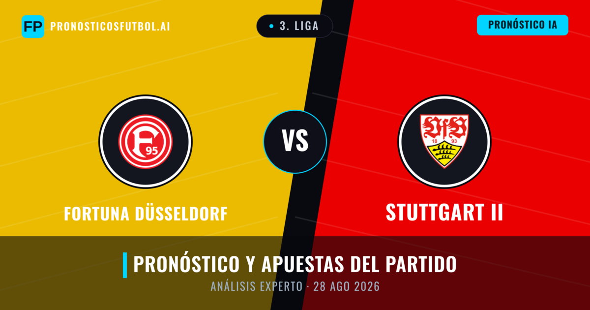 Fortuna Düsseldorf vs Stuttgart II — pronóstico y previa del partido