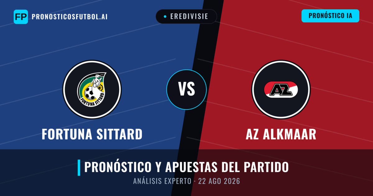 Fortuna Sittard vs AZ Alkmaar — pronóstico y previa del partido