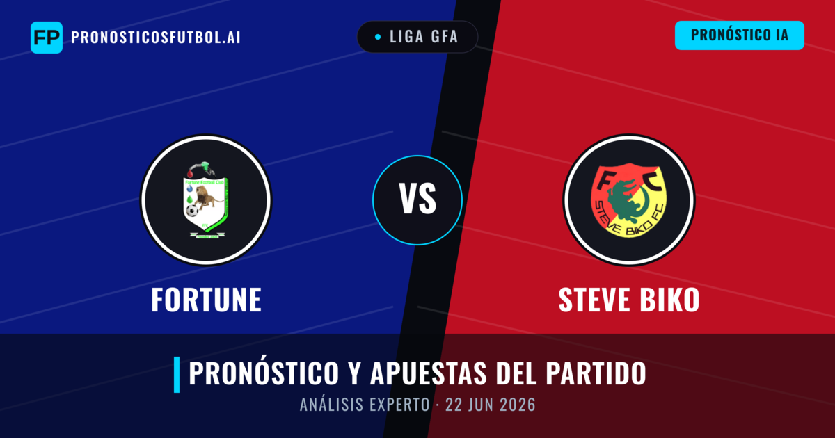 Fortune vs Steve Biko — pronóstico y previa del partido