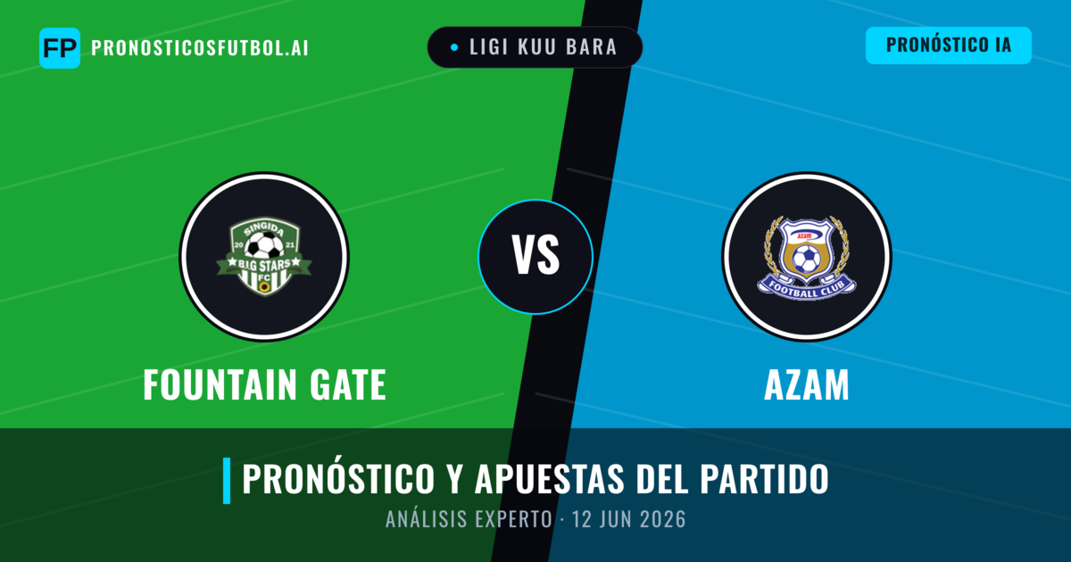 Fountain Gate vs Azam — pronóstico y previa del partido