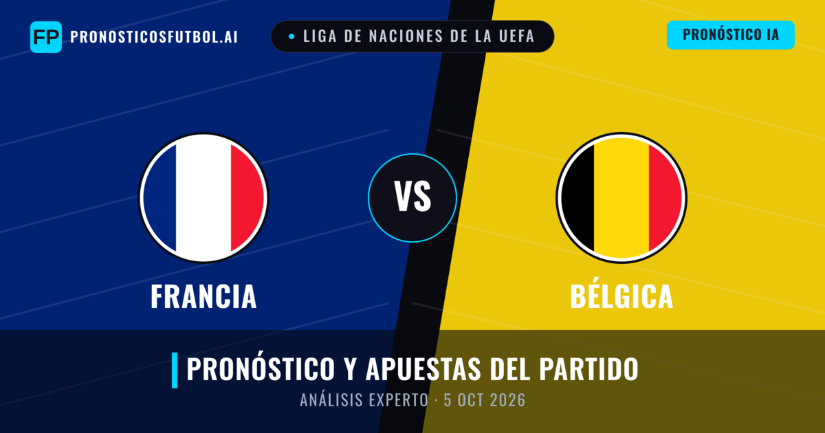 Francia vs Bélgica — pronóstico y previa del partido
