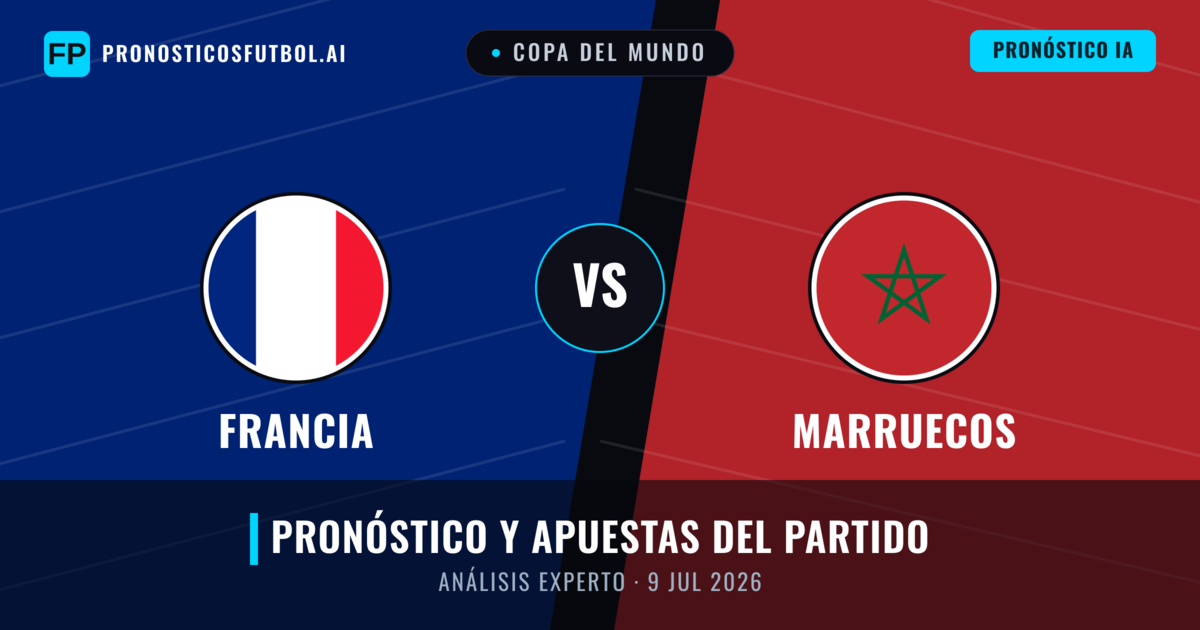 Francia vs Marruecos — pronóstico y previa del partido