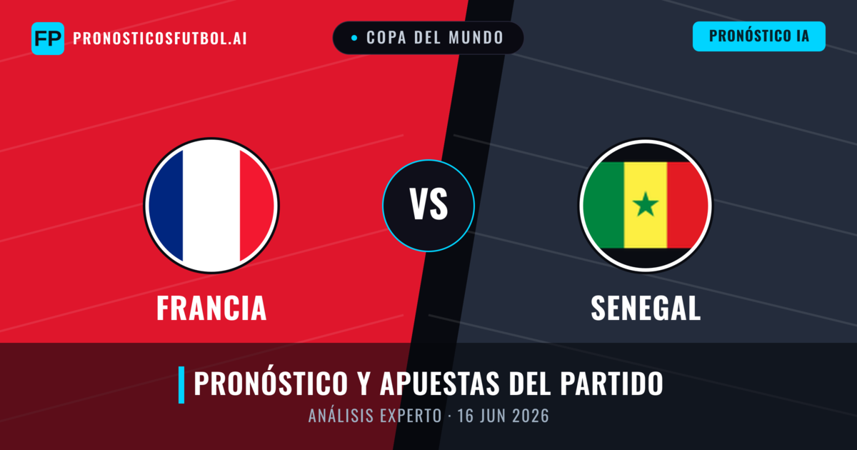 Francia vs Senegal — pronóstico y previa del partido