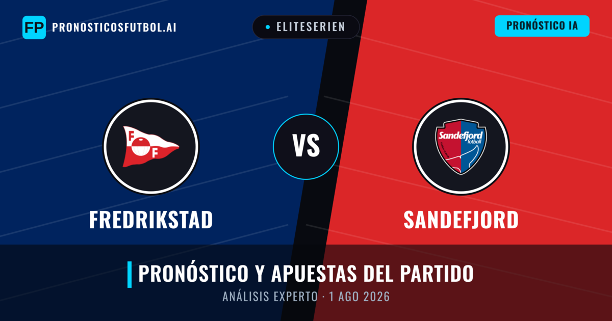 Fredrikstad vs Sandefjord — pronóstico y previa del partido