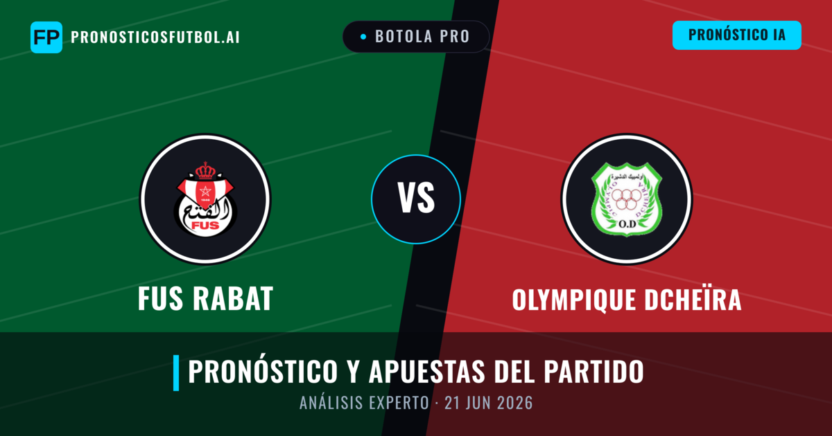 FUS Rabat vs Olympique Dcheïra — pronóstico y previa del partido