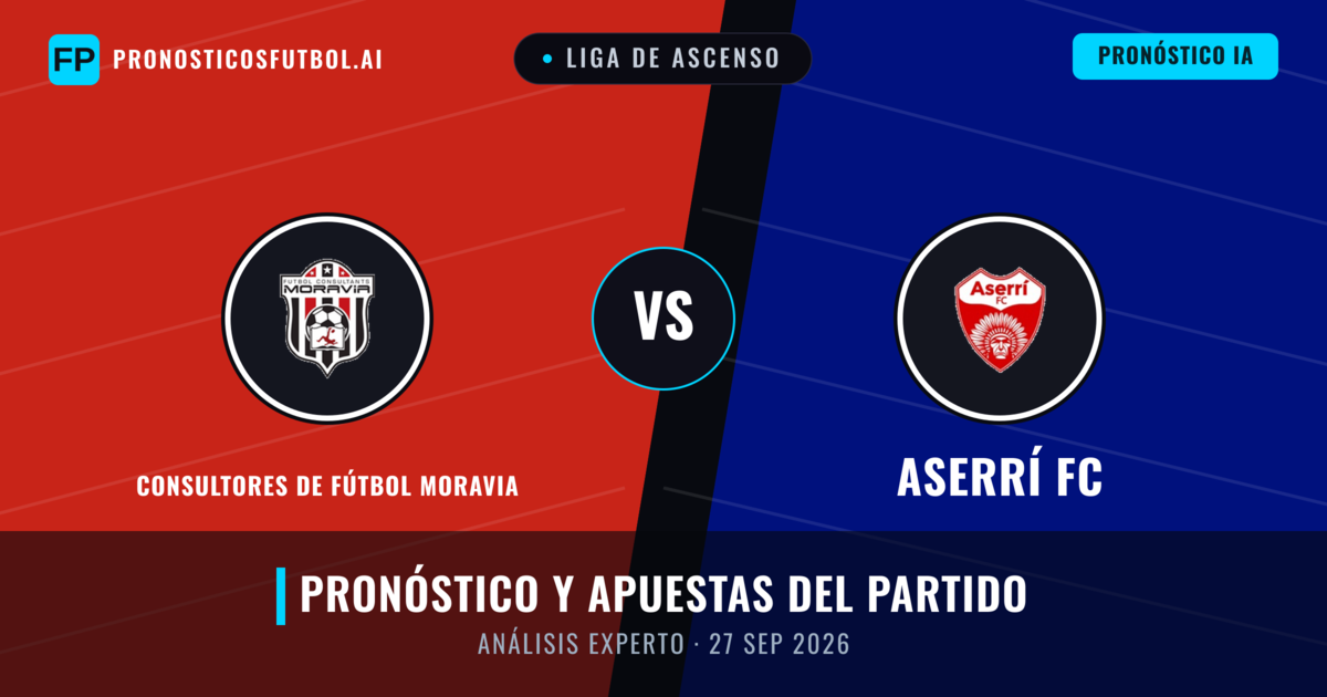 Consultores de Fútbol Moravia vs Aserrí FC — pronóstico y previa del partido