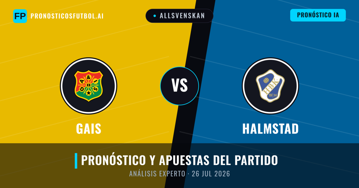 Gais vs Halmstad — pronóstico y previa del partido