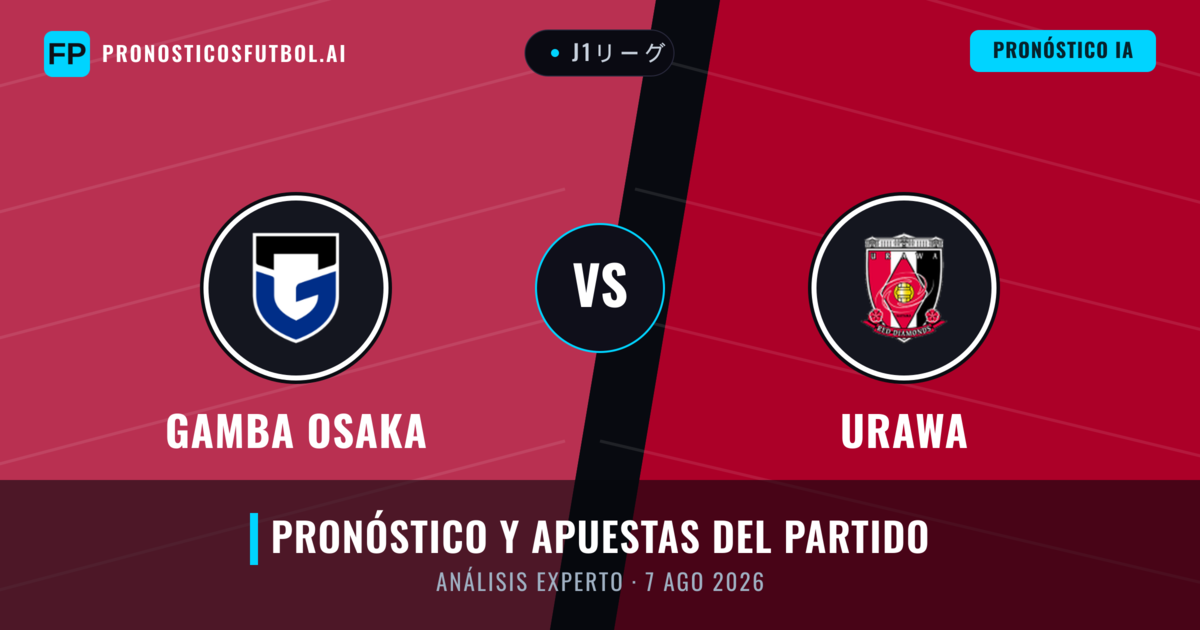 Gamba Osaka vs Urawa — pronóstico y previa del partido