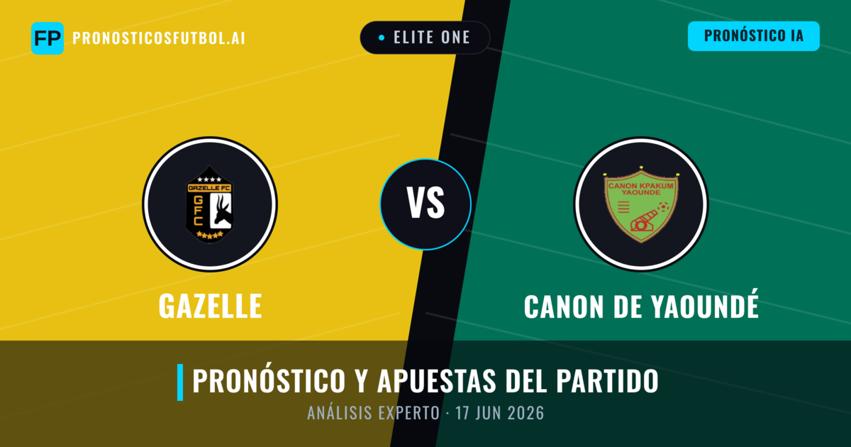 Gazelle vs Canon de Yaoundé — pronóstico y previa del partido