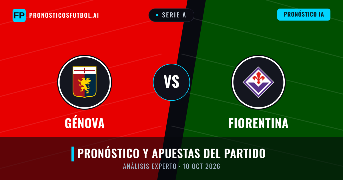 Génova vs Fiorentina — pronóstico y previa del partido