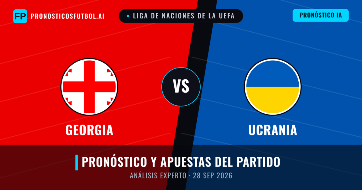 Georgia vs Ucrania — pronóstico y previa del partido