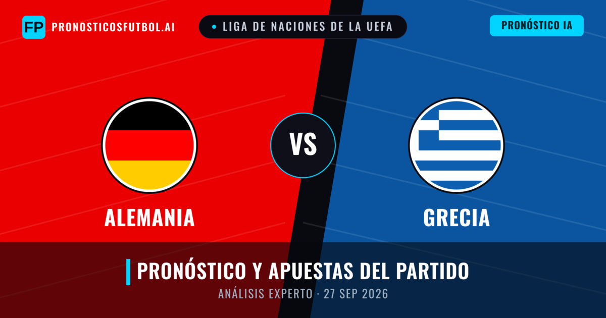 Alemania vs Grecia — pronóstico y previa del partido