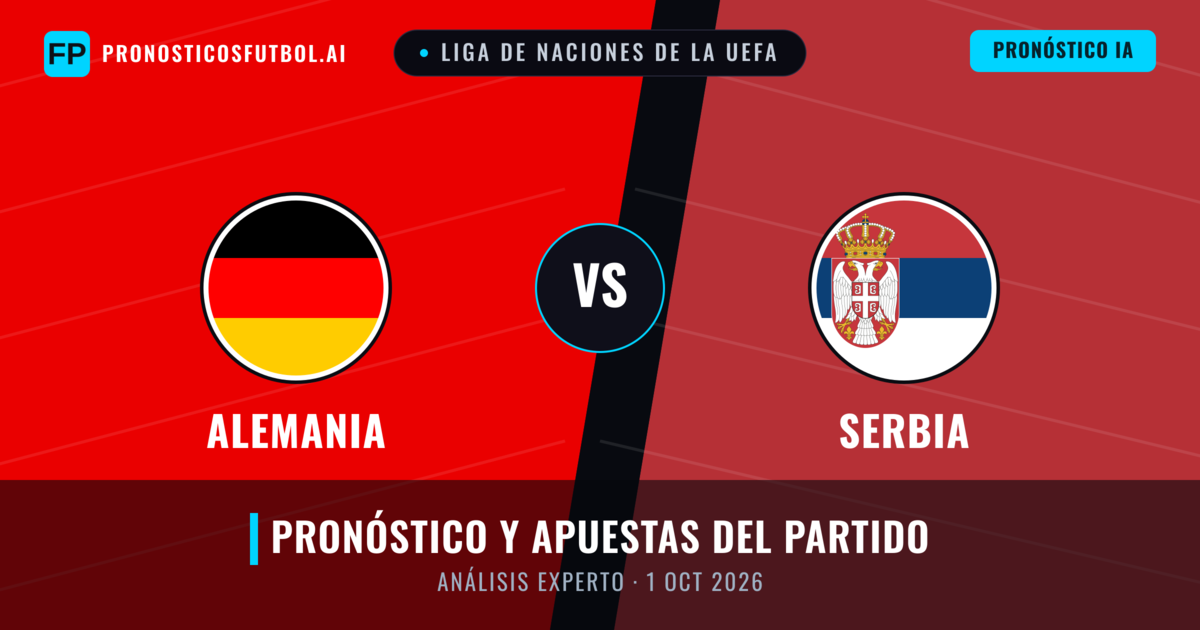 Alemania vs Serbia — pronóstico y previa del partido