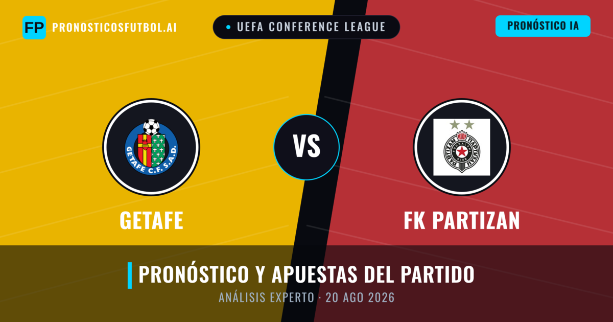 Getafe vs FK Partizan — pronóstico y previa del partido