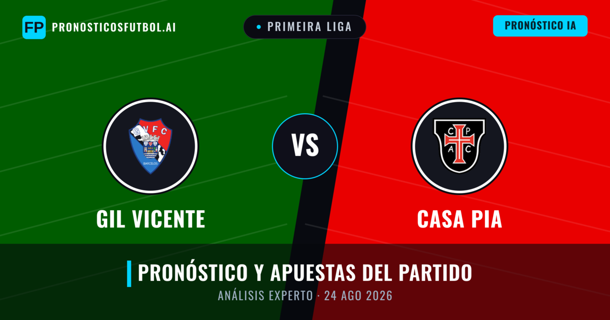 GIL Vicente vs Casa Pia — pronóstico y previa del partido