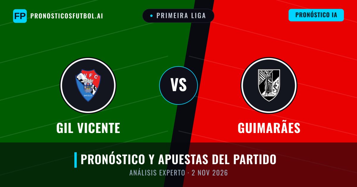 GIL Vicente vs Guimarães — pronóstico y previa del partido