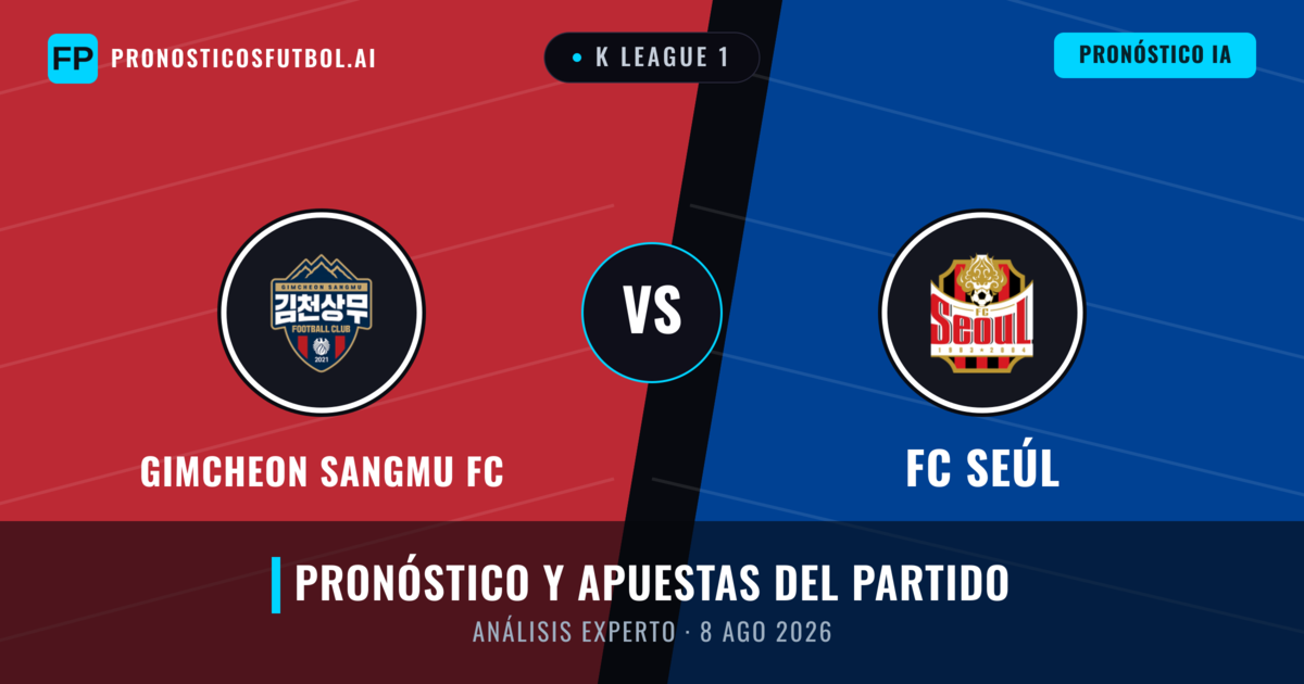 Gimcheon Sangmu FC vs FC Seúl — pronóstico y previa del partido
