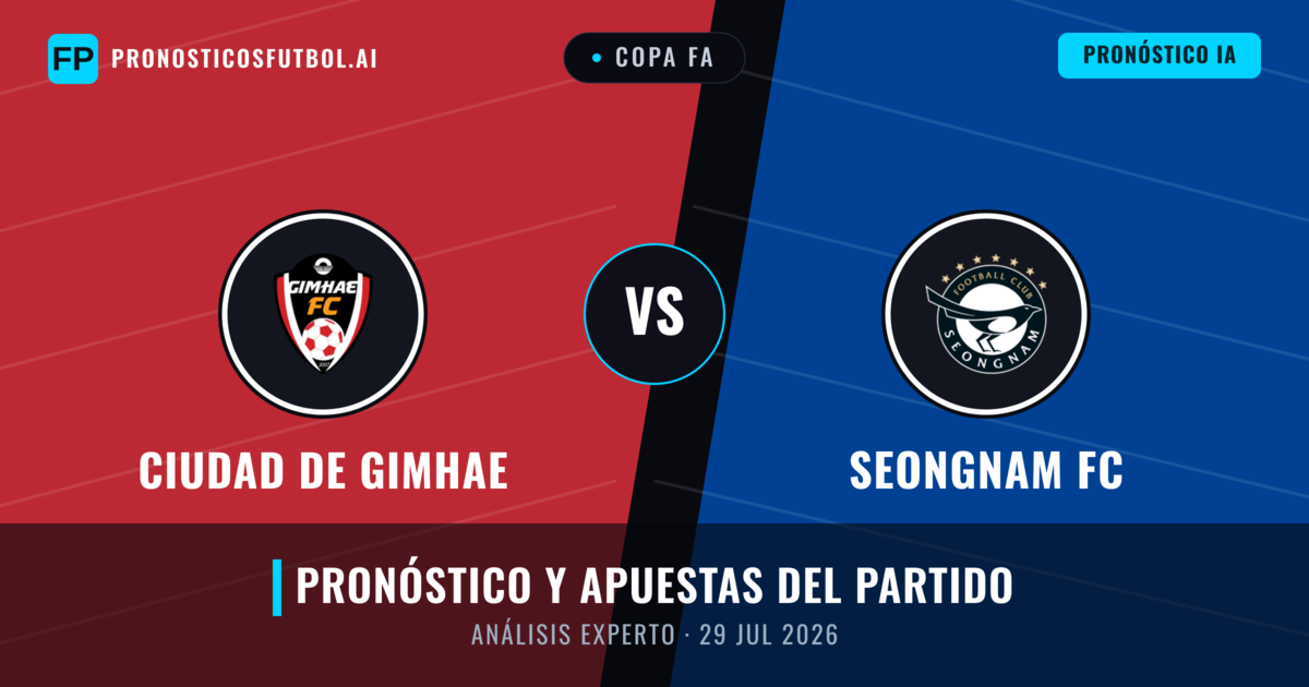 Ciudad de Gimhae vs Seongnam FC — pronóstico y previa del partido
