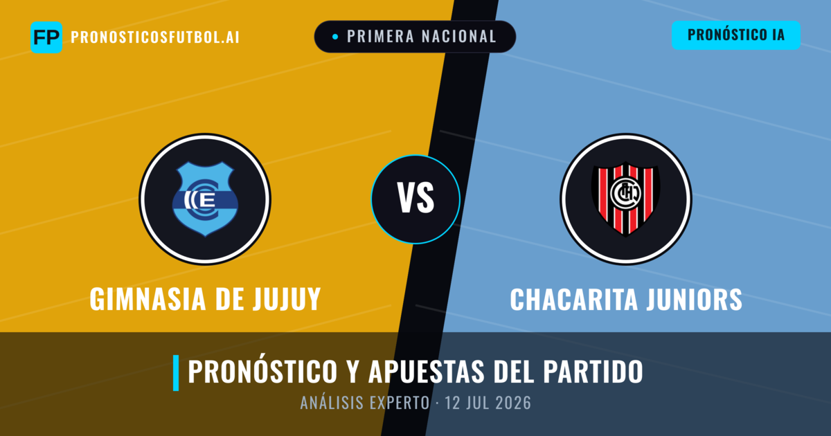 Gimnasia de Jujuy vs Chacarita Juniors — pronóstico y previa del partido