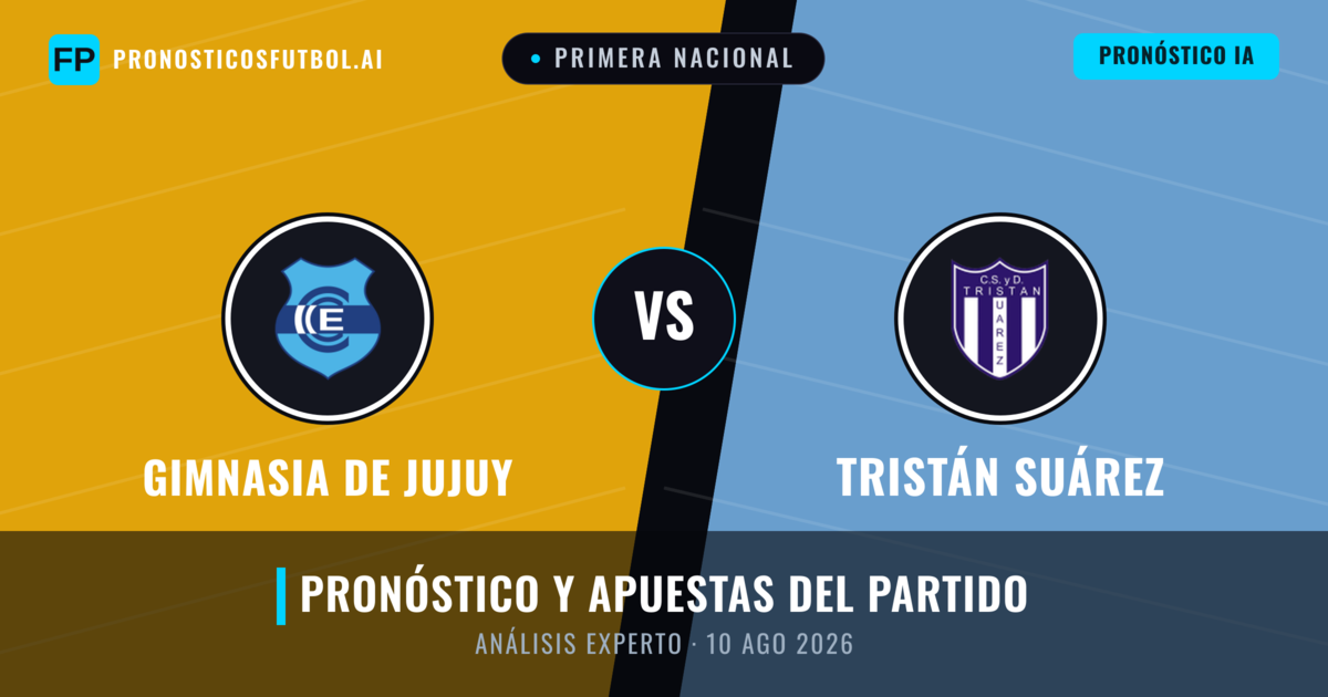 Gimnasia de Jujuy vs Tristán Suárez — pronóstico y previa del partido