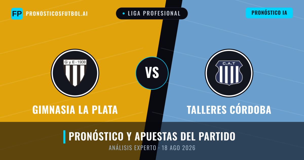 Gimnasia La Plata vs Talleres Córdoba — pronóstico y previa del partido