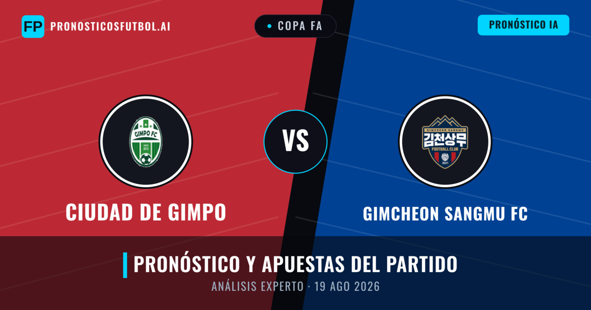 Ciudad de Gimpo vs Gimcheon Sangmu FC — pronóstico y previa del partido