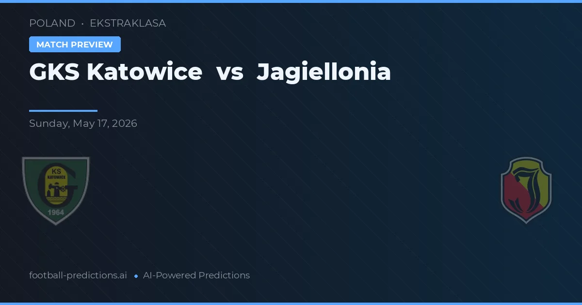 GKS Katowice vs Jagiellonia — pronóstico y previa del partido