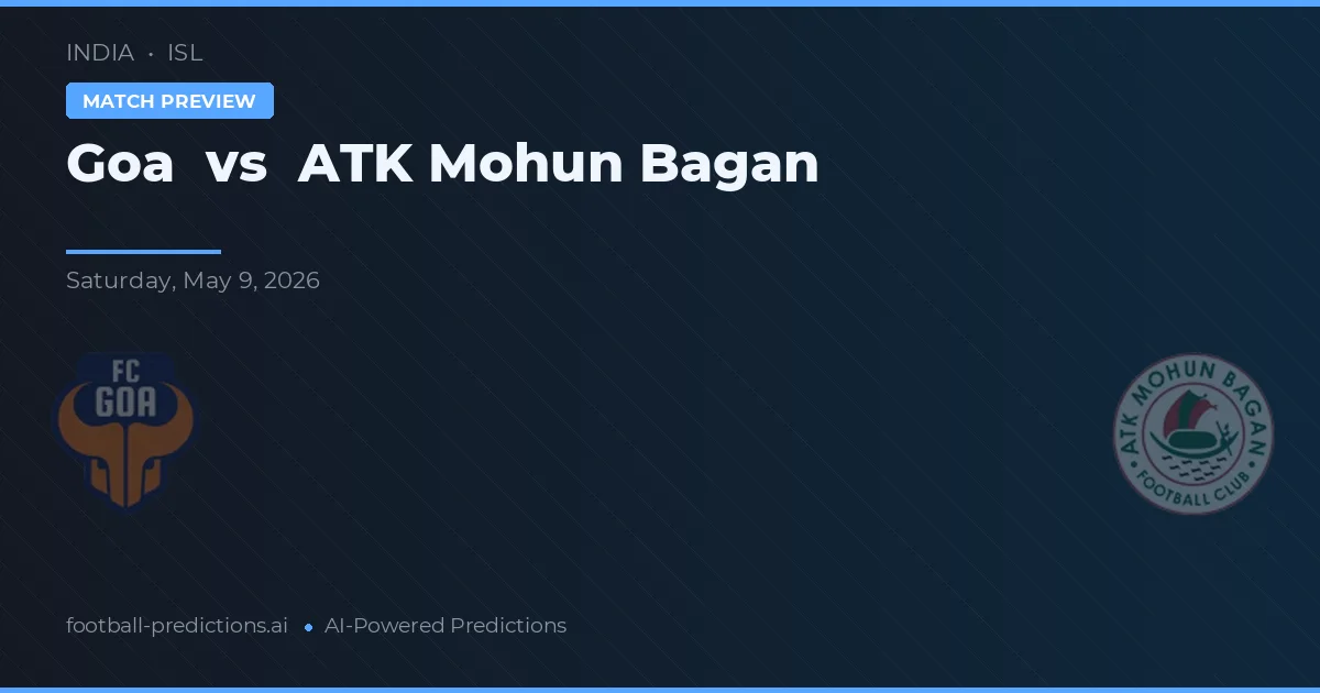 Goa vs ATK Mohun Bagan — pronóstico y previa del partido