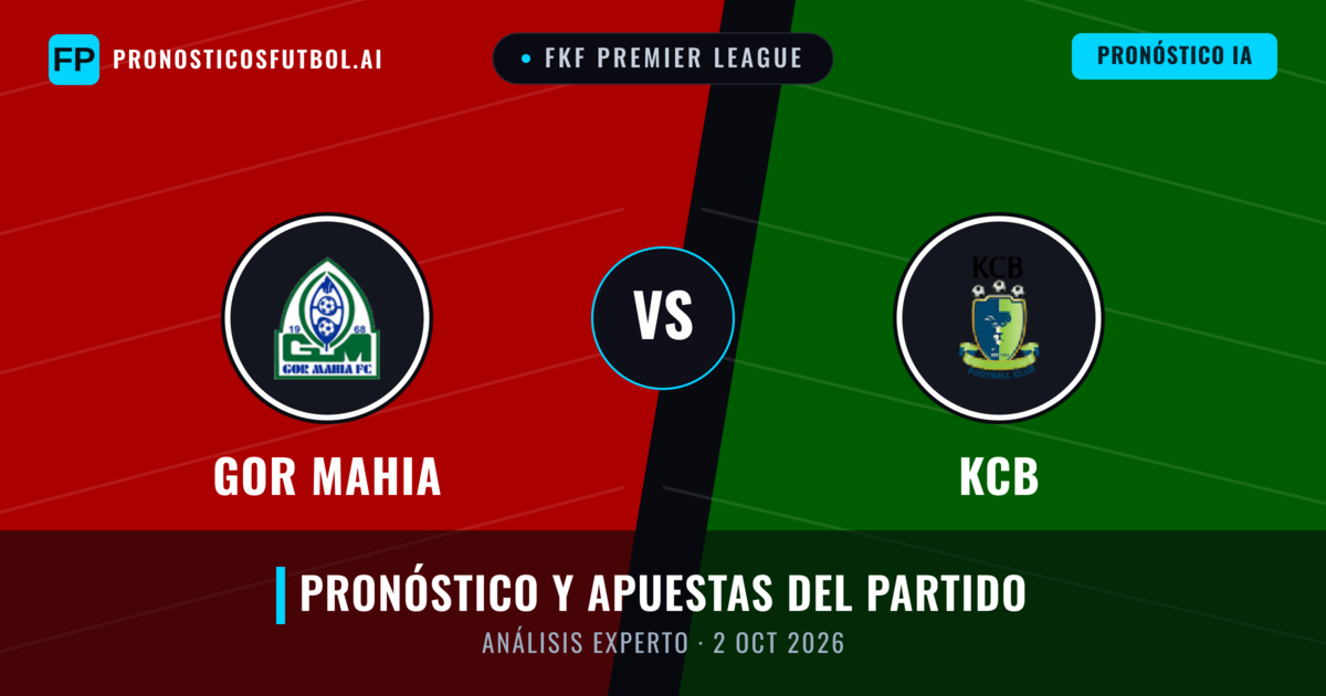 GOR Mahia vs KCB — pronóstico y previa del partido