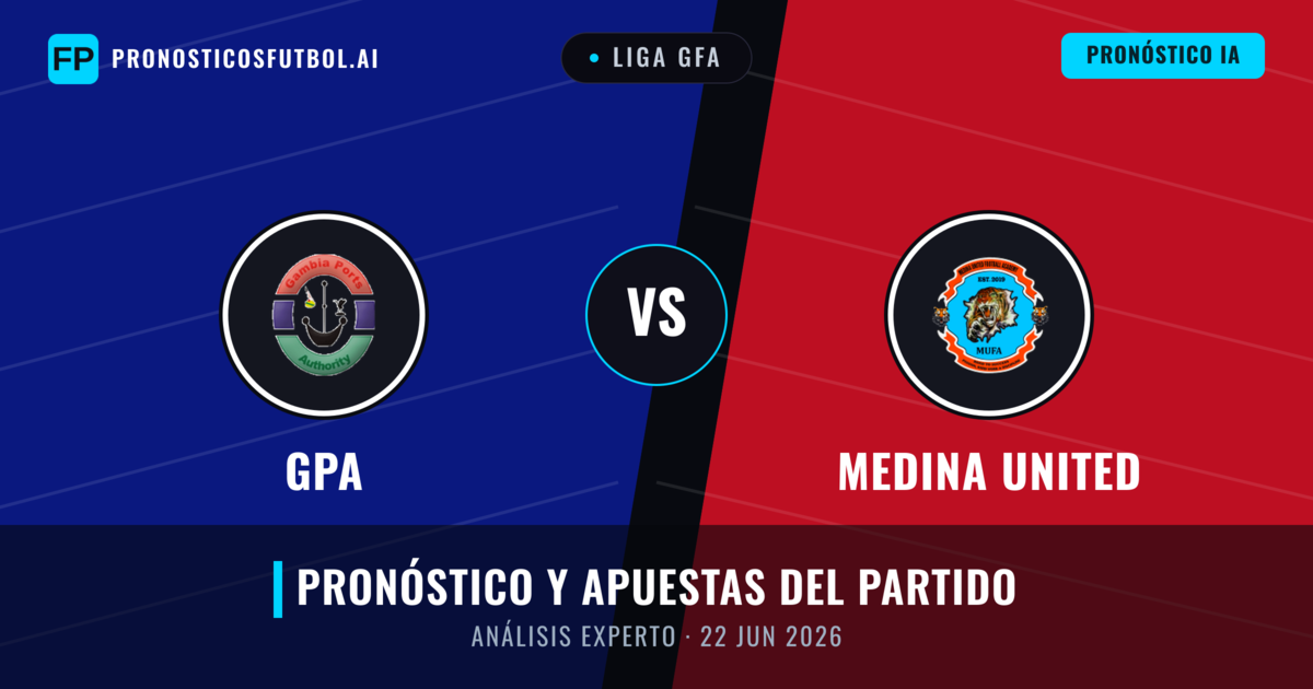 GPA vs Medina United — pronóstico y previa del partido