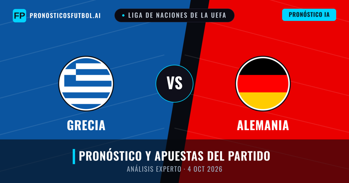 Grecia vs Alemania — pronóstico y previa del partido